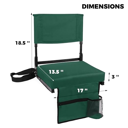 Stadium Seat with Back Support and Cushion E13213