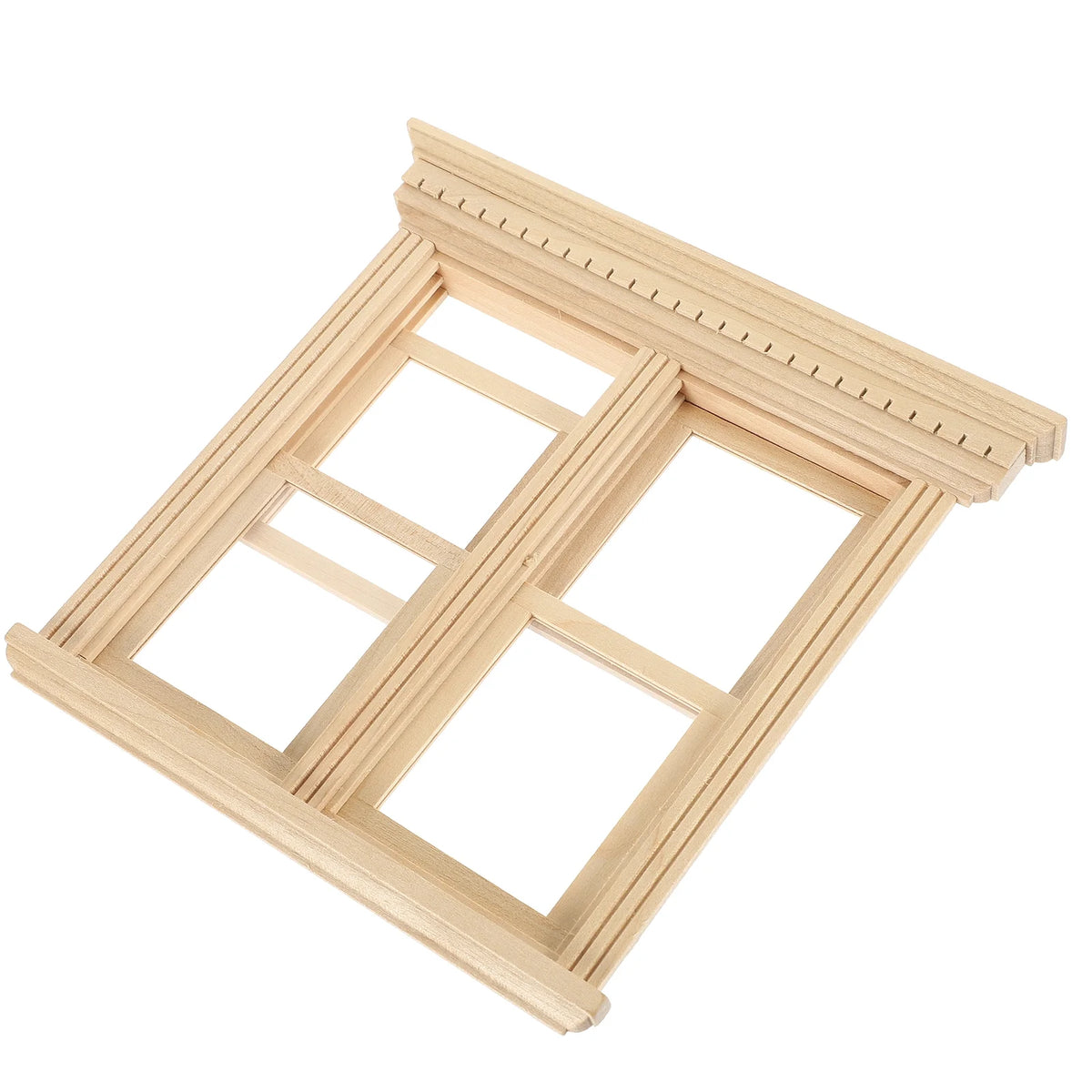 Wooden Doll House Mini Window Accessory J473256