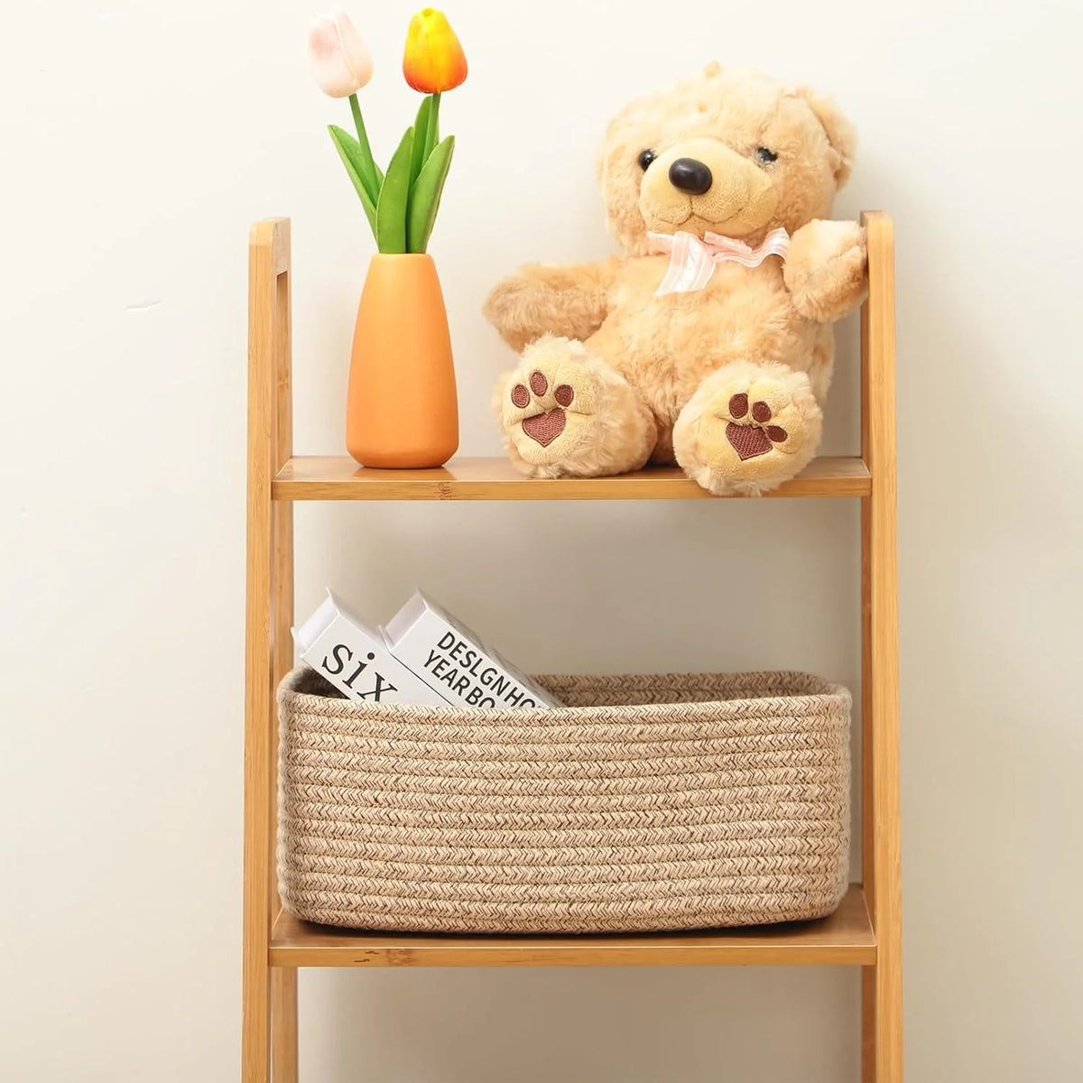 Small Storage Baskets 3 Packs Light Pink Y439