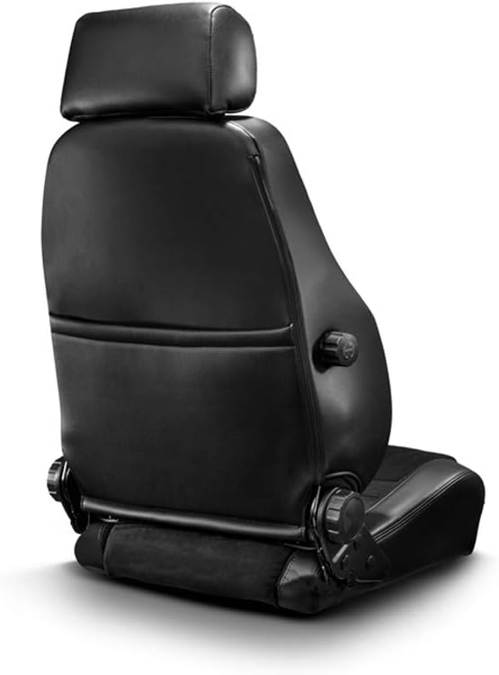 Black Skai Microfibre Reclinable Sport Seat P450