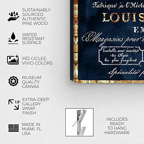 Navy Canvas Art H76413