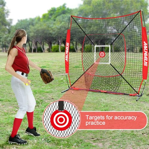 6'X6' Baseball Softball Practice Net with Strike Zone U747