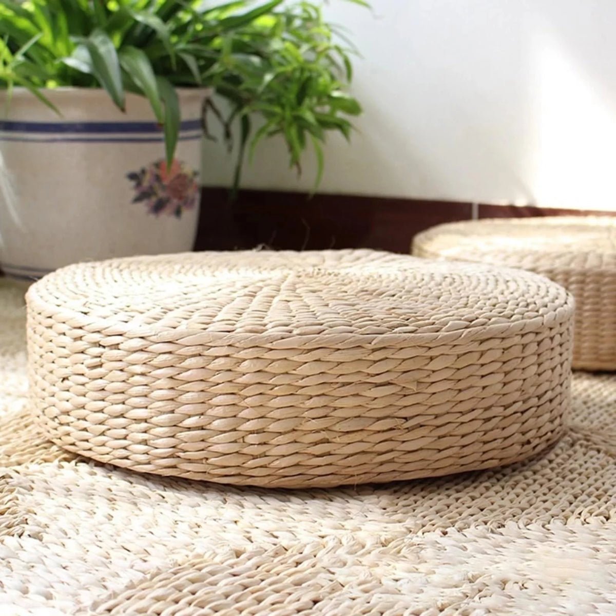 Japanese Straw Floor Cushion D976108