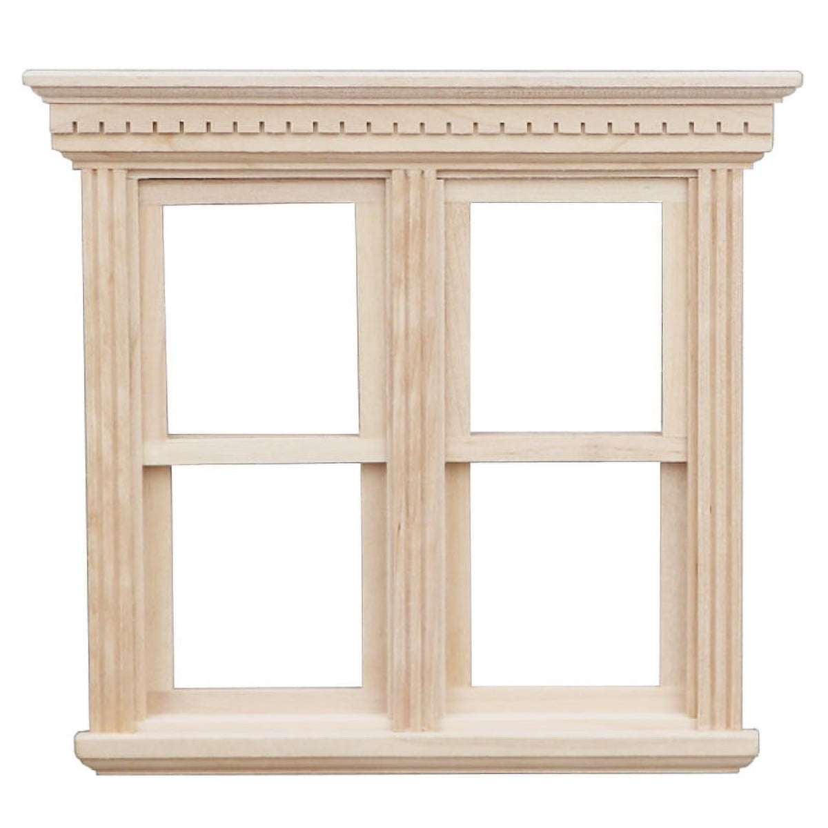 Wooden Doll House Mini Window Accessory J473256