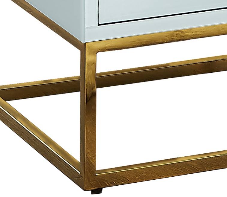 White Gold Nova Side Table K9349
