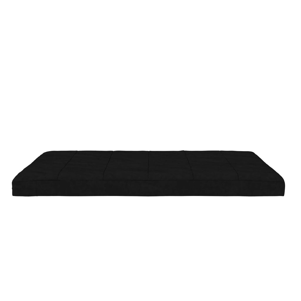 Black Full Size Quilted Microfiber Futon Mattress K800398