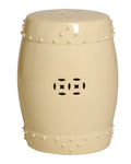 Cream Drum Stool S34943