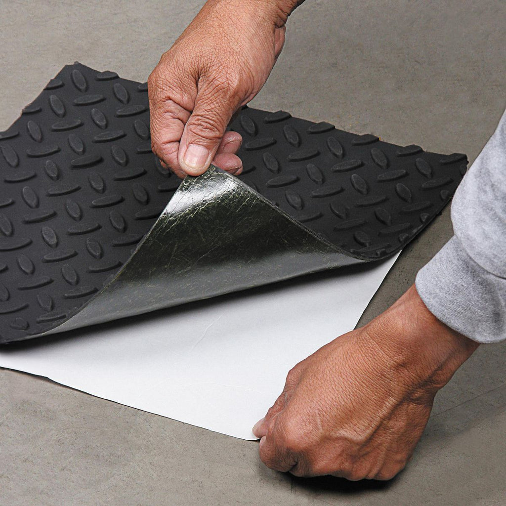 Self-Adhesive Rubber Safety Mat with Tread Surface C165