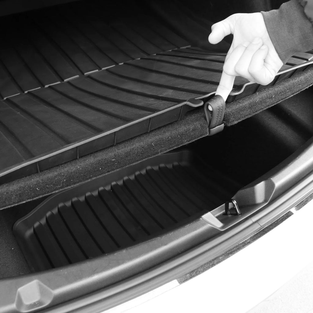 Black Injection TPE All Weather Waterproof Trunk Cargo Liner Mat B946