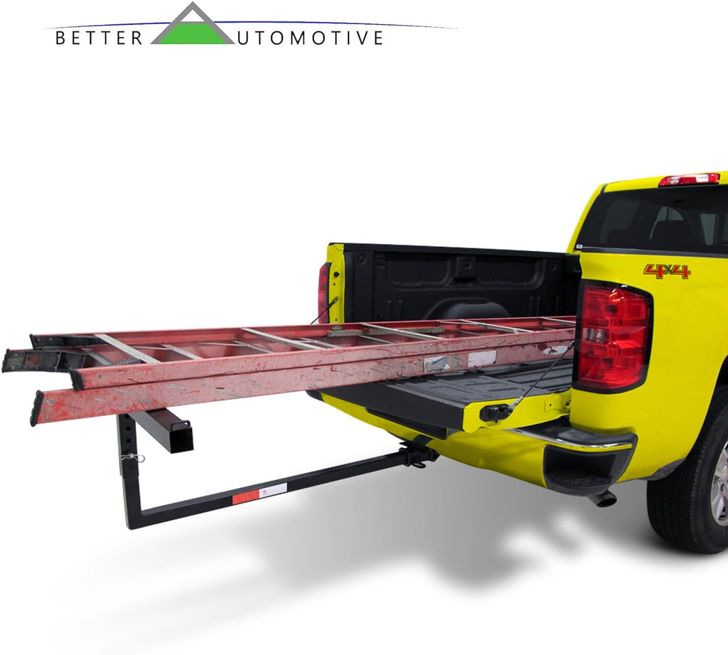 2" Truck Bed Trailer Hitch Mount Extender 500 LBS Capacity Utility Adjustable Universal Pick Up Extension Rack P2660