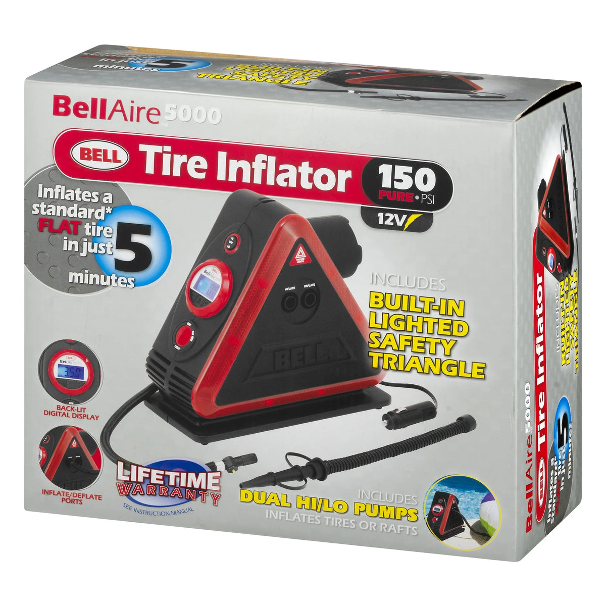 Tire Inflator with 10 Ft Power Cord M97143