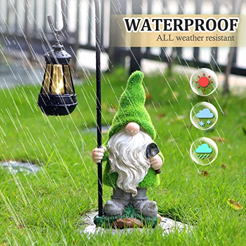 11.8'' LED Solar Garden Gnome Outdoor Statue X19433
