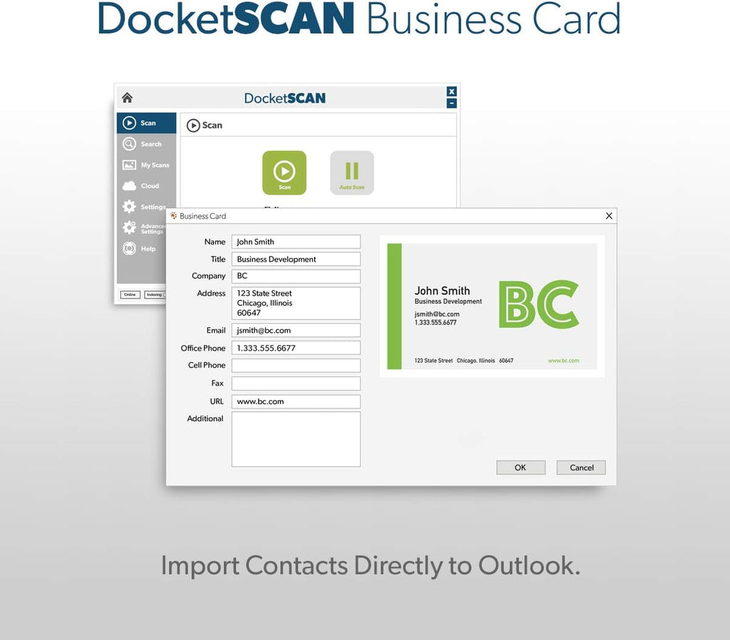 Duplex Card Scanner O9975