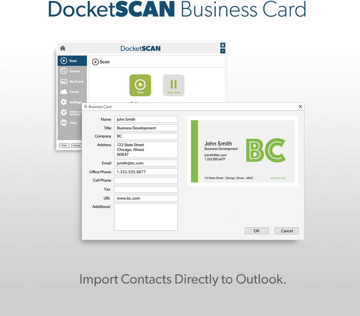 Duplex Card Scanner O9975