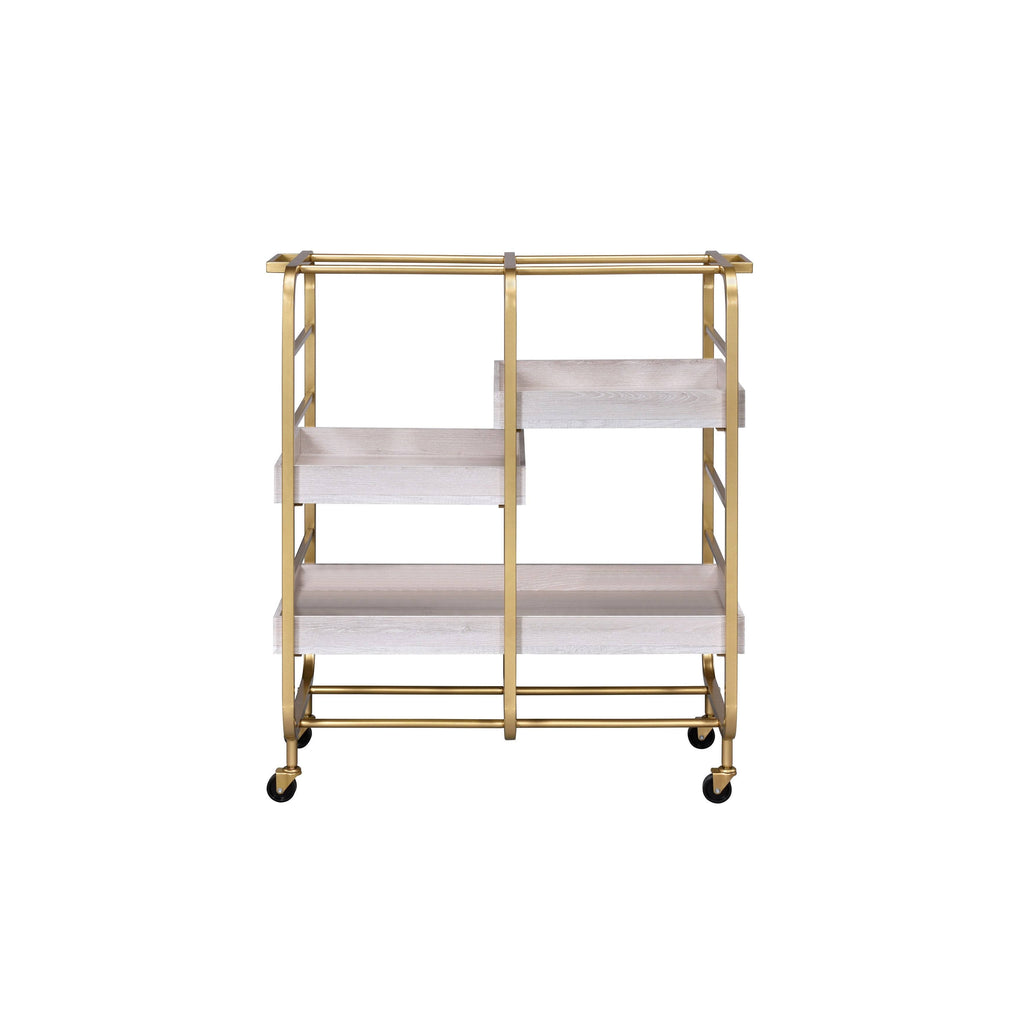 Gold Serving Cart N482974