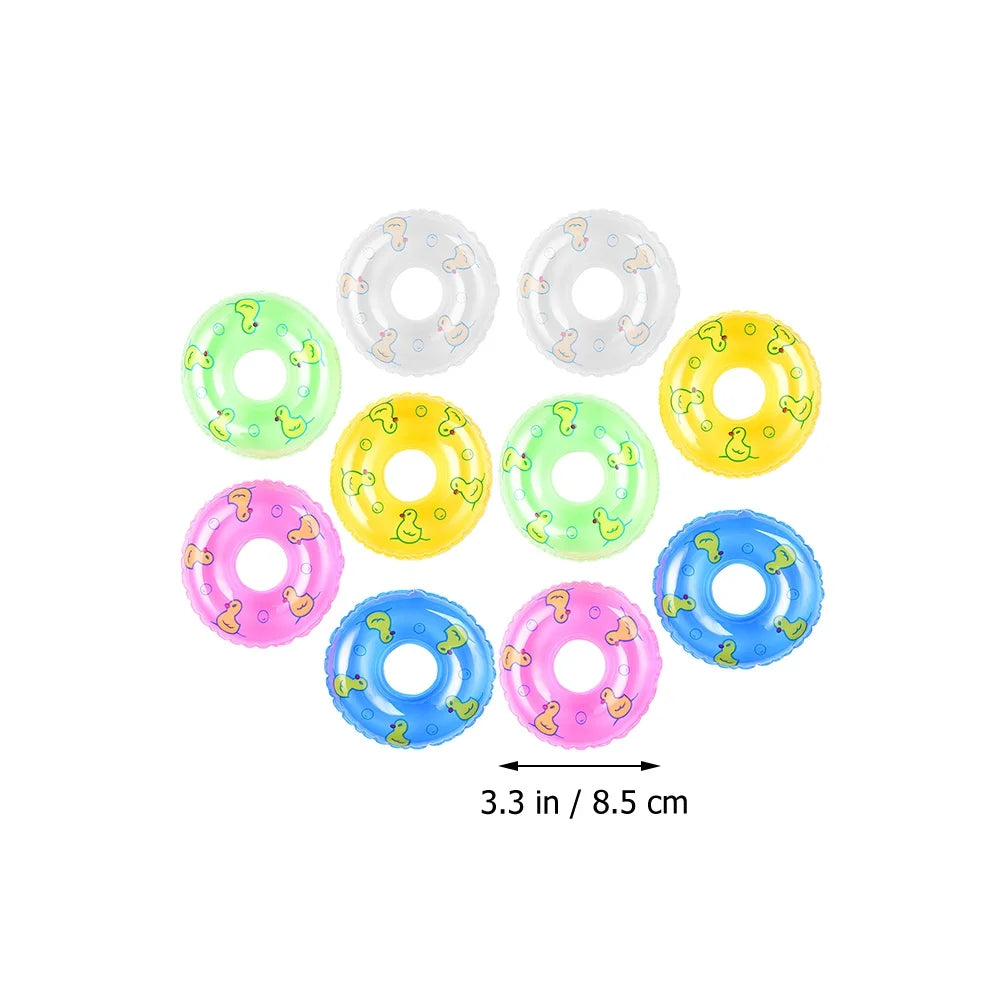 10pcs Inflatable Dolls Swim Rings Toys U503