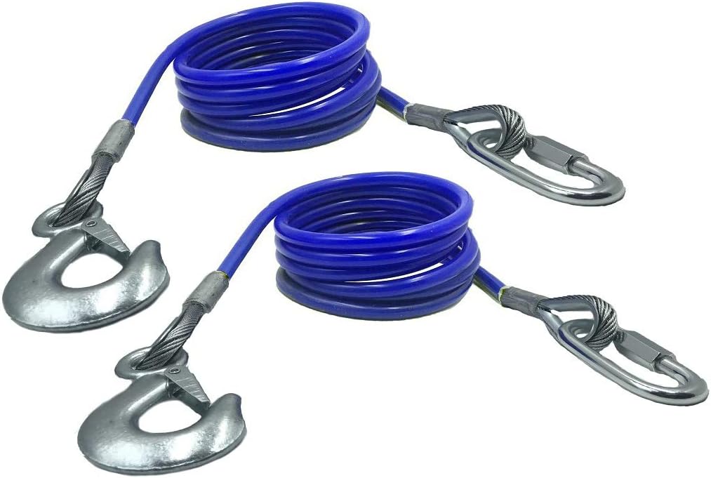 Trailer Safety Chains Cables 68 inch, 12000 Lbs, Pack of 2 D6837