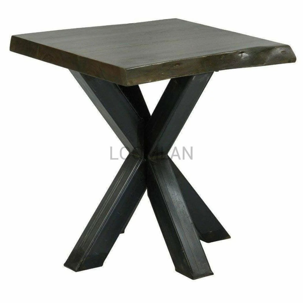 Black Square End Side Table S739