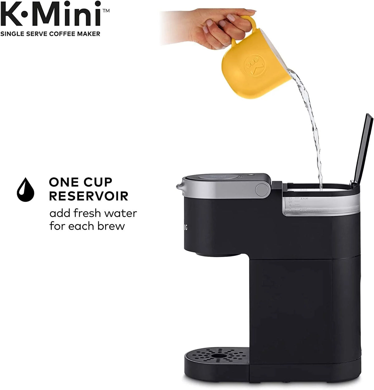 Single Serve K-Cup Pod Coffee Brewer, 6 to 12 oz. Brew Sizes Y8550