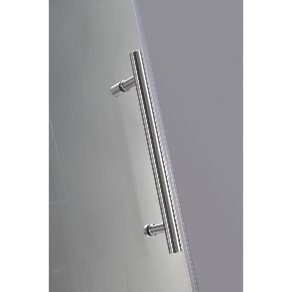 Stainless Steel Frameless Neo-Angle Shower Enclosure U754