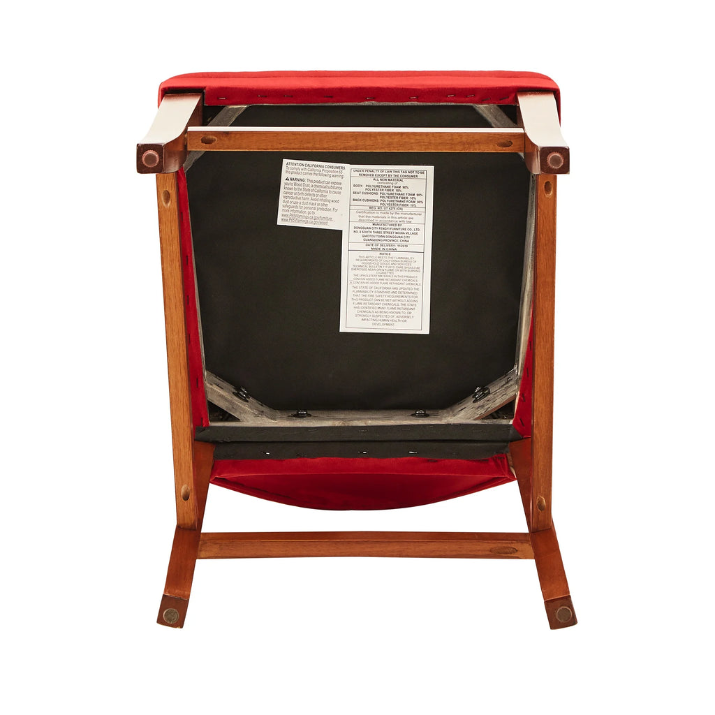 Red Dining Chair Set of 2 G9197