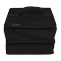 Black Double Deluxe Organizer Storage P454