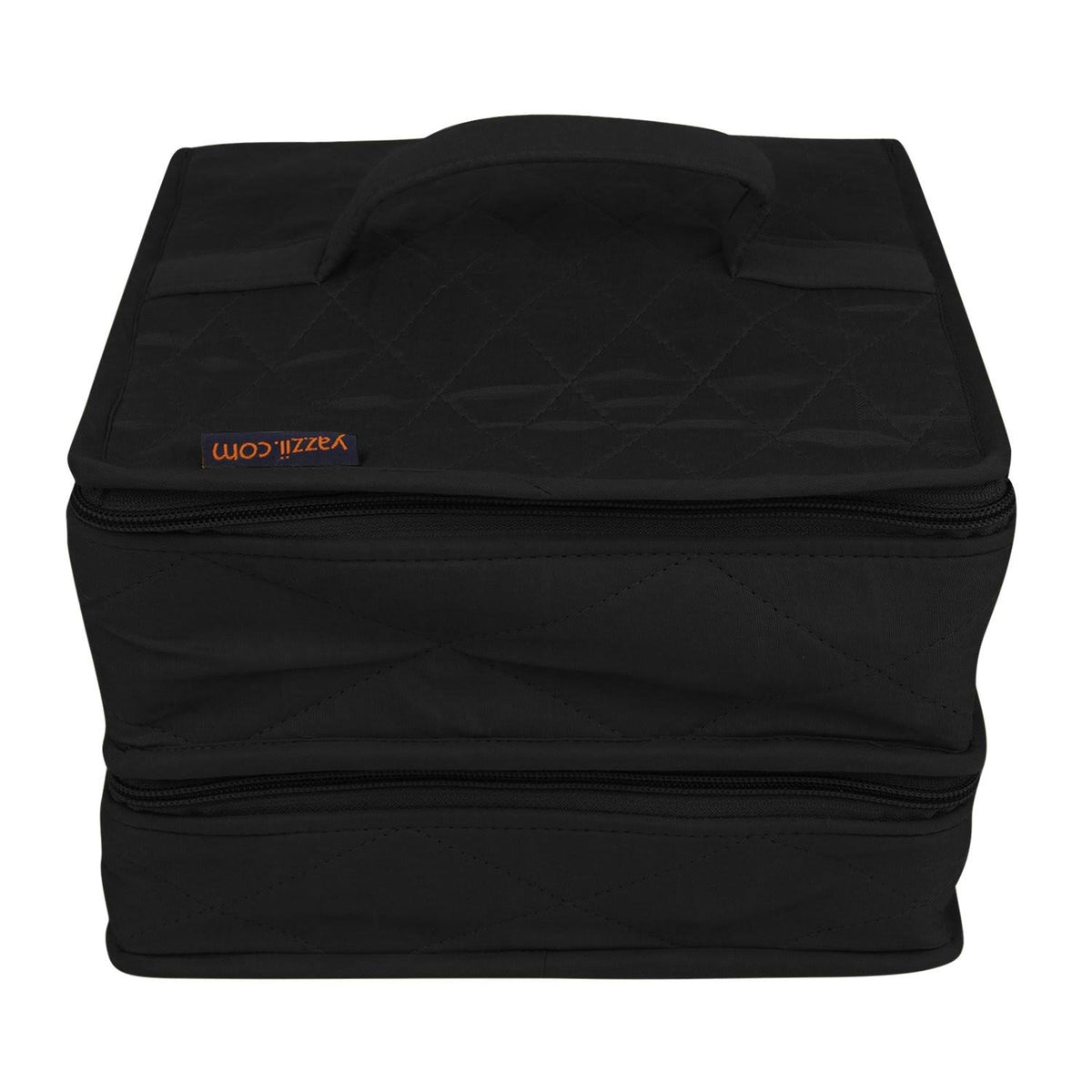 Black Double Deluxe Organizer Storage P454