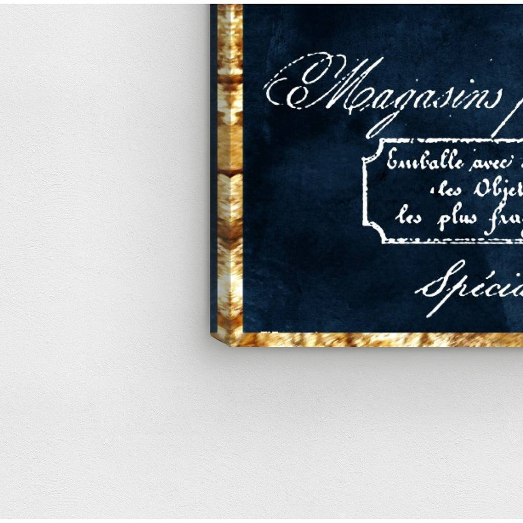 Navy Canvas Art H76413