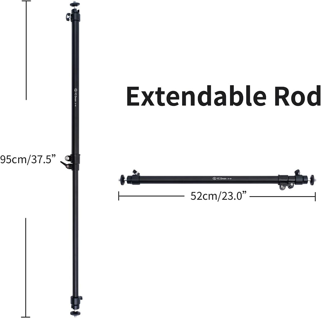 Camera Slider Support Arm Adjustable Length 23”-37.5” Pack-2 Q222