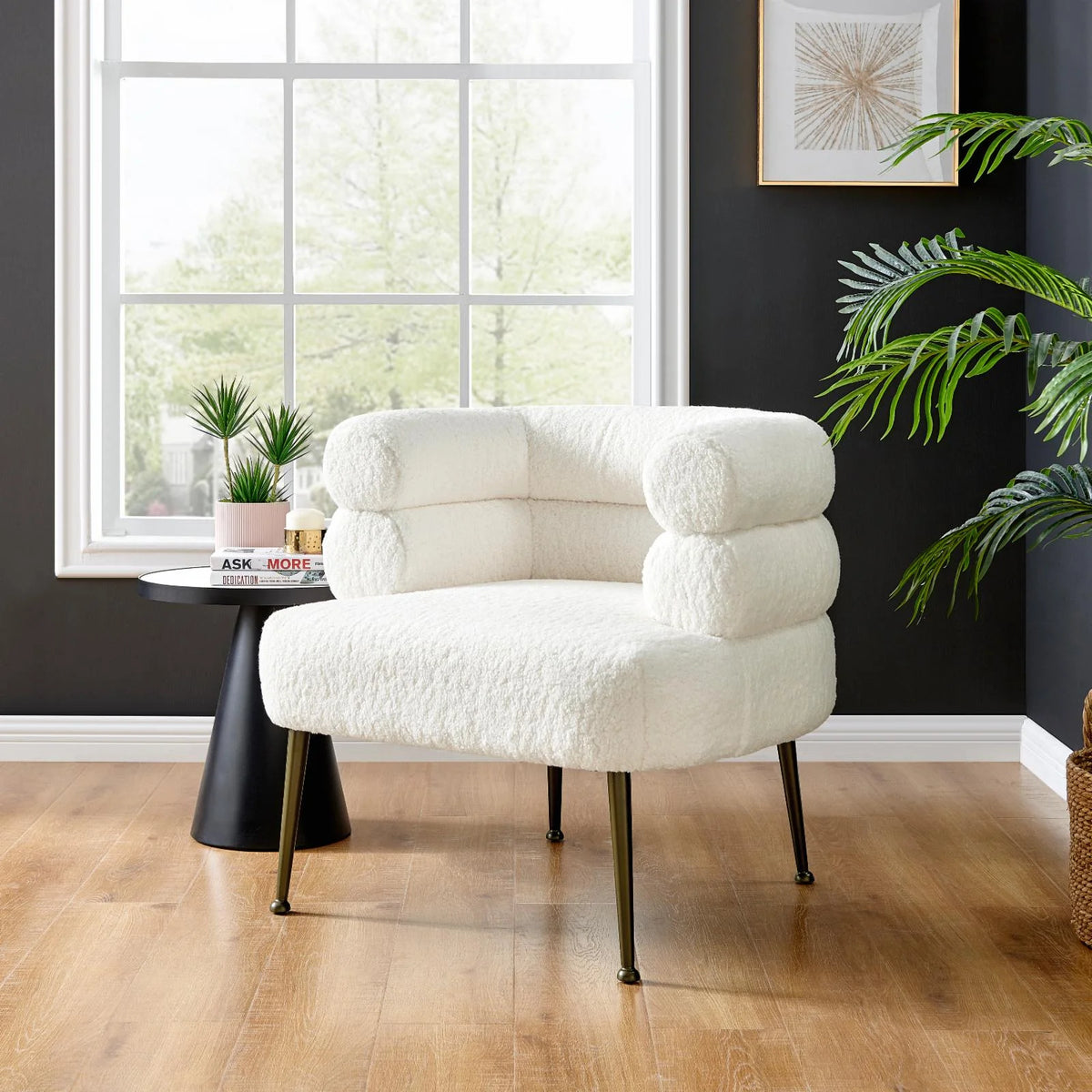 Modern Fabric Accent Chair Z345
