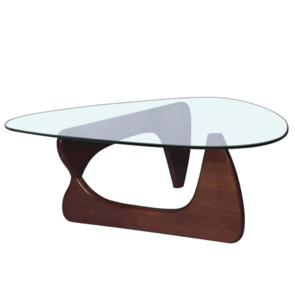 Modern Triangle Coffee Table Solid Wood Y37605