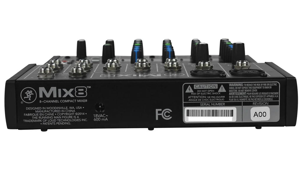 8-Ch Compact Mixer with Metal Chassis W7158