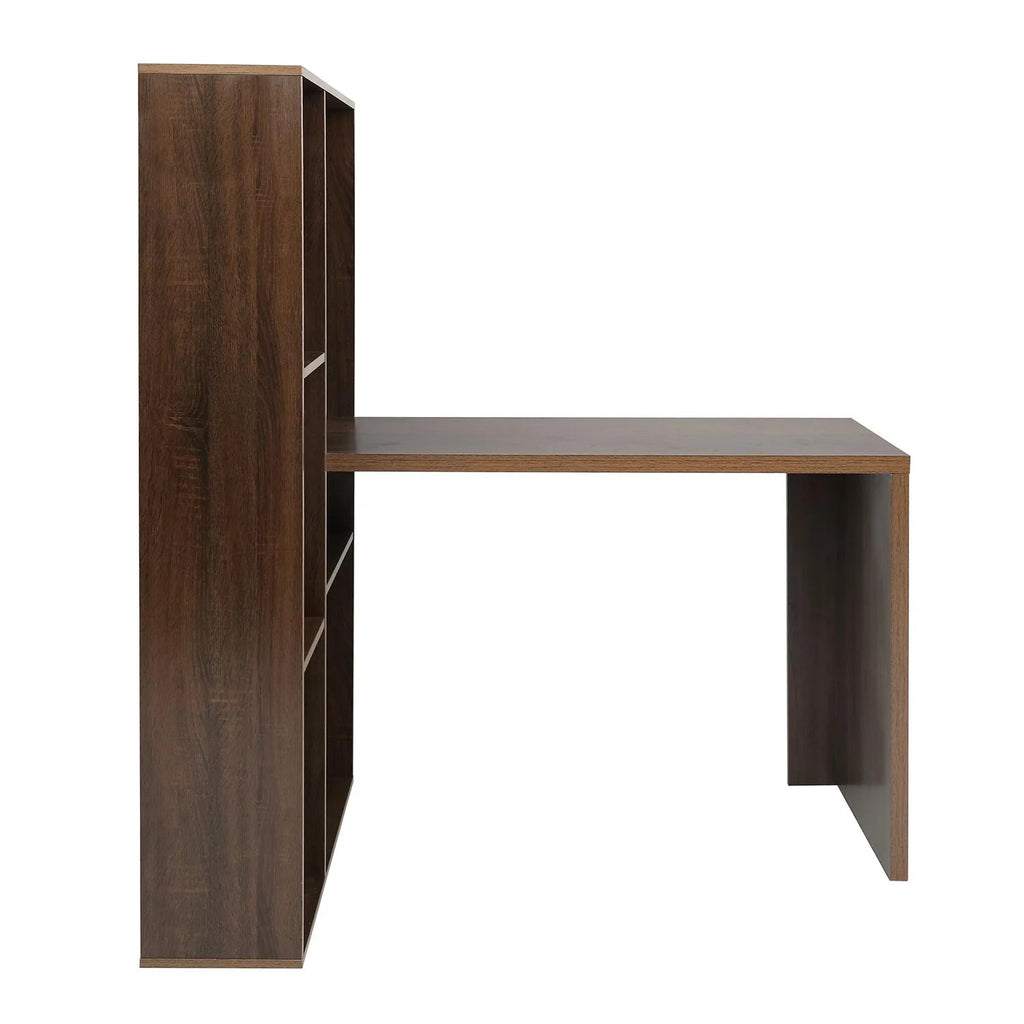 2 In 1 L Shape Computer Desk with Shelves M851015