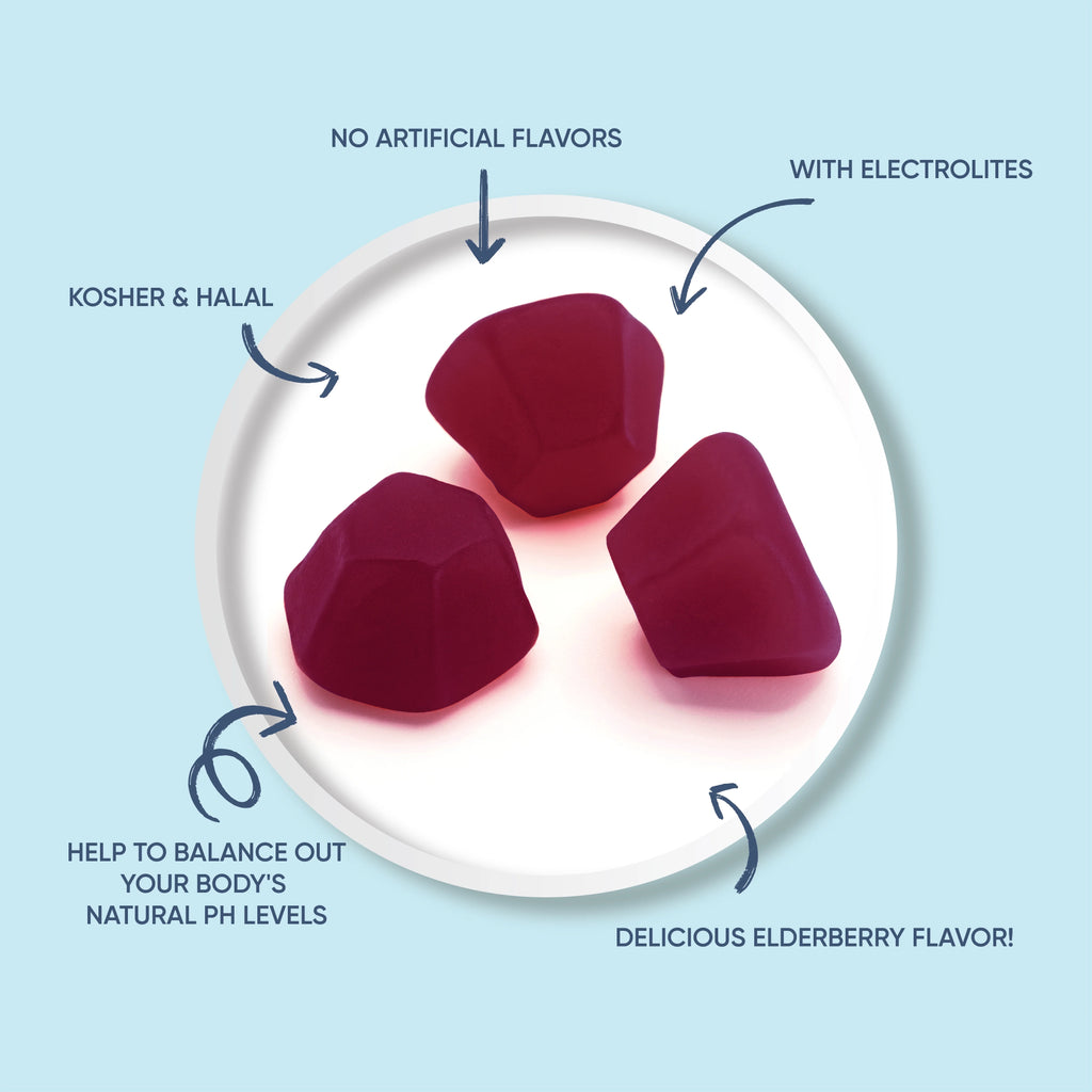 Elderberry Electrolyte Gummies 2 Pack 44 Count X215