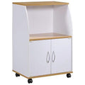 White Microwave Kitchen Cart L66415