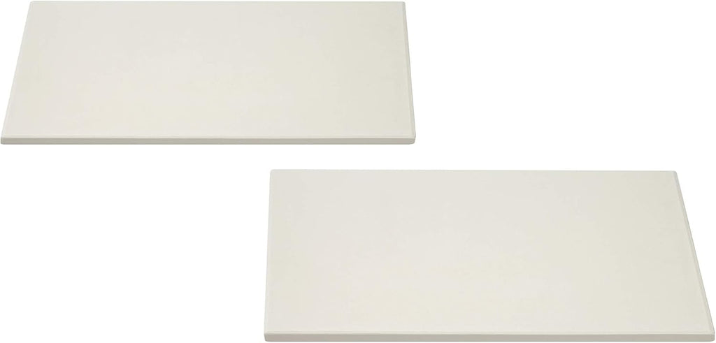 16" Rectangular Cordierite Pizza Stone (2 Pack) Y498