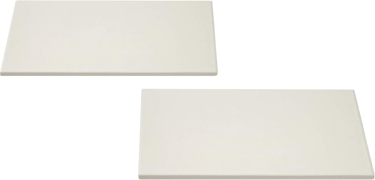 16" Rectangular Cordierite Pizza Stone (2 Pack) Y498
