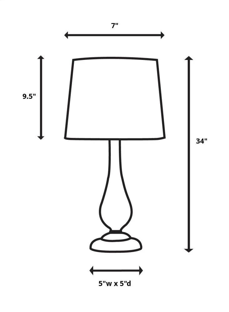 Brass Buffet Lamp E60259