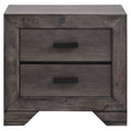2 Drawer Nightstand in Gray Oak Z17910