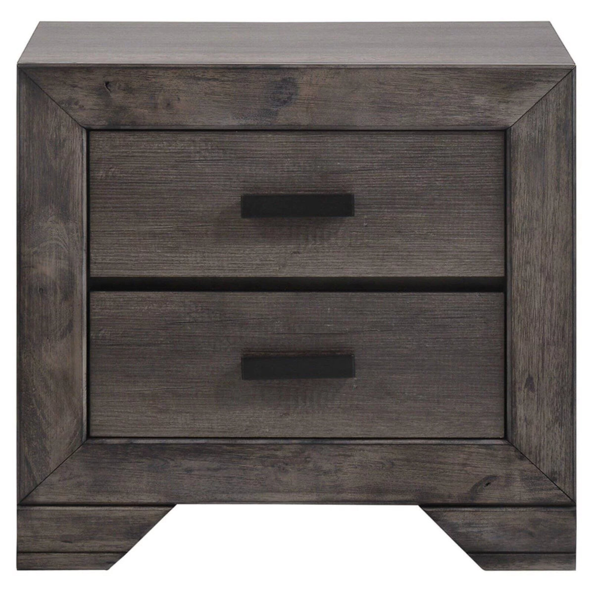 2 Drawer Nightstand in Gray Oak Z17910
