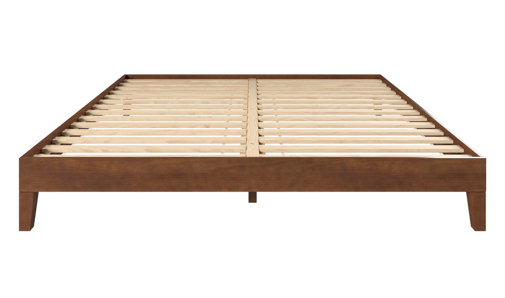 Natural Wood Platform Bed U203255