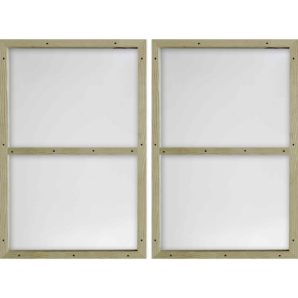Blue Verticals Diptych - 48 x 36 E8136