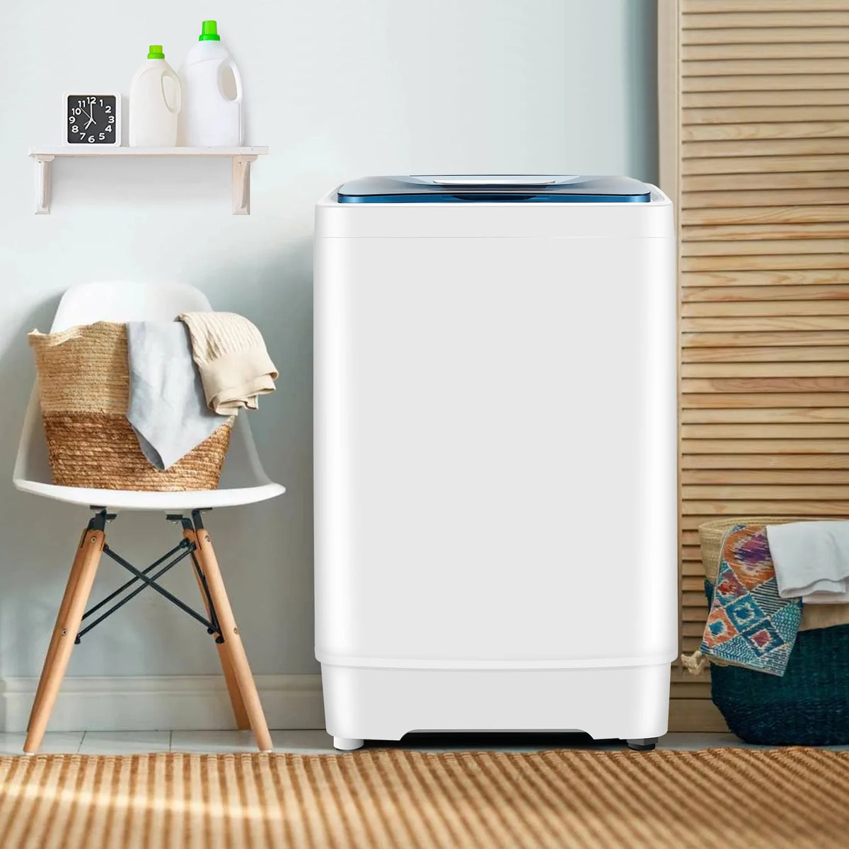 17.8lb Portable Washer and Dryer Combo with LED Display K861957