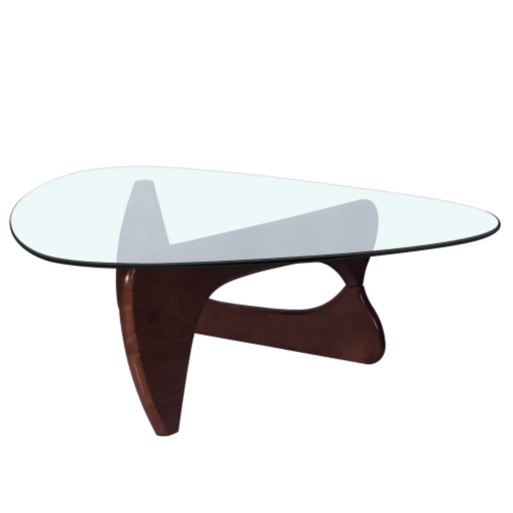 Modern Triangle Coffee Table Solid Wood Y37605