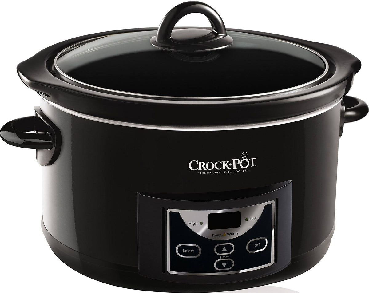 Black 4.7L Slow Cooker E2636