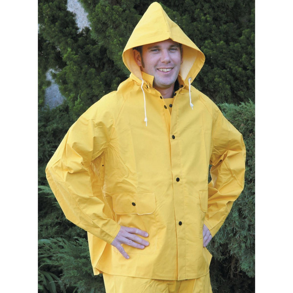 Yellow Large 2-Piece Rain Suit O4638