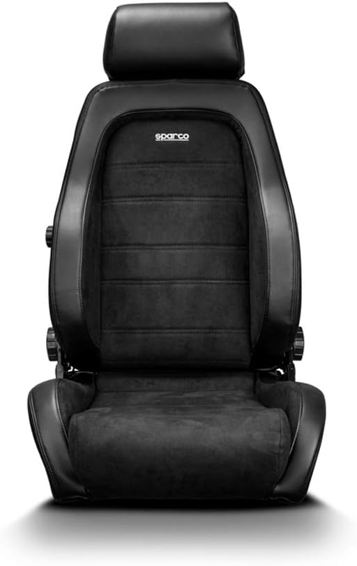 Black Skai Microfibre Reclinable Sport Seat P450