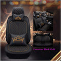 Luxury Black-Pink Car Seat Covers 5 Seats Full Set S343495