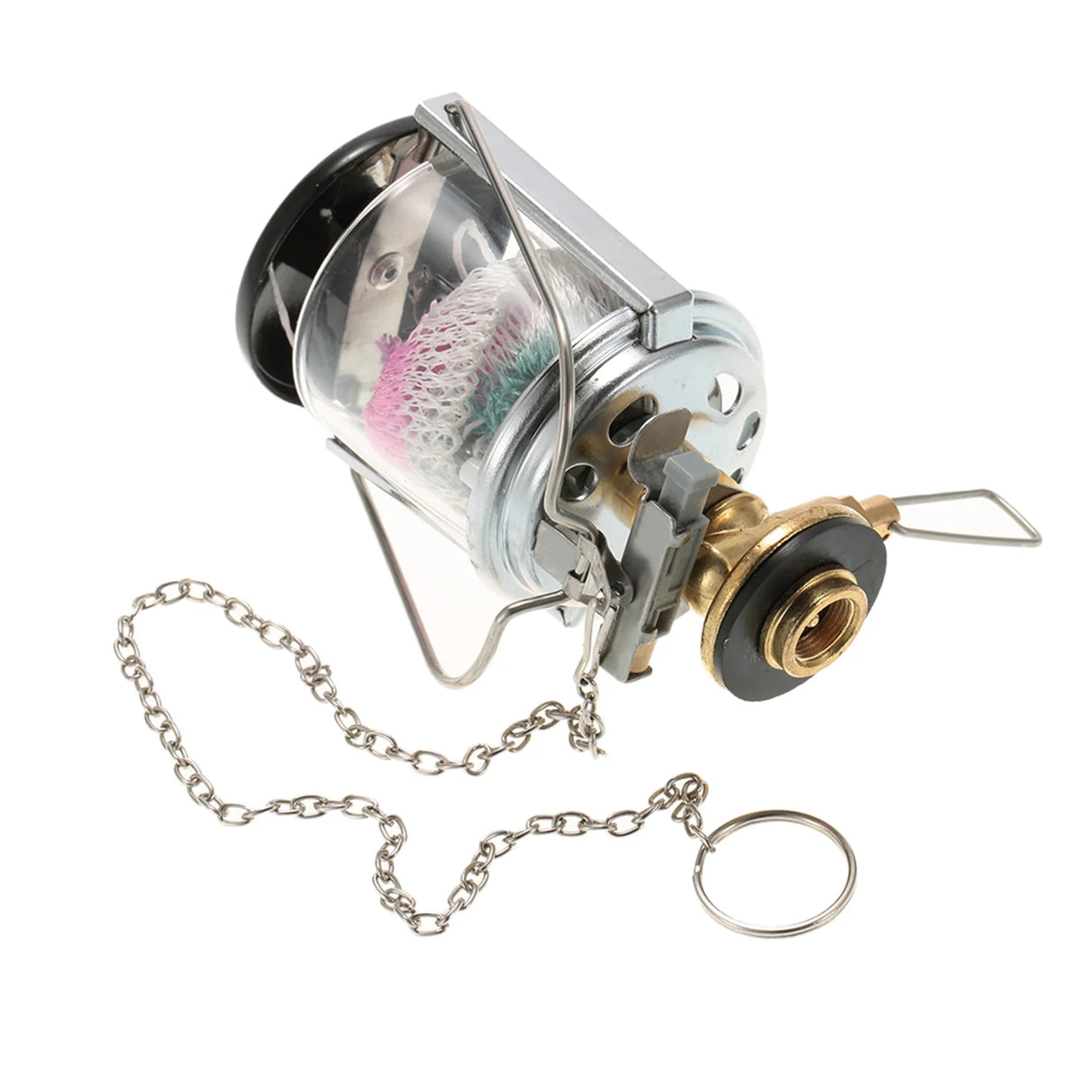 Steam Lamp With 2 Propane Lantern Mantles Portable Tent Lamp B383