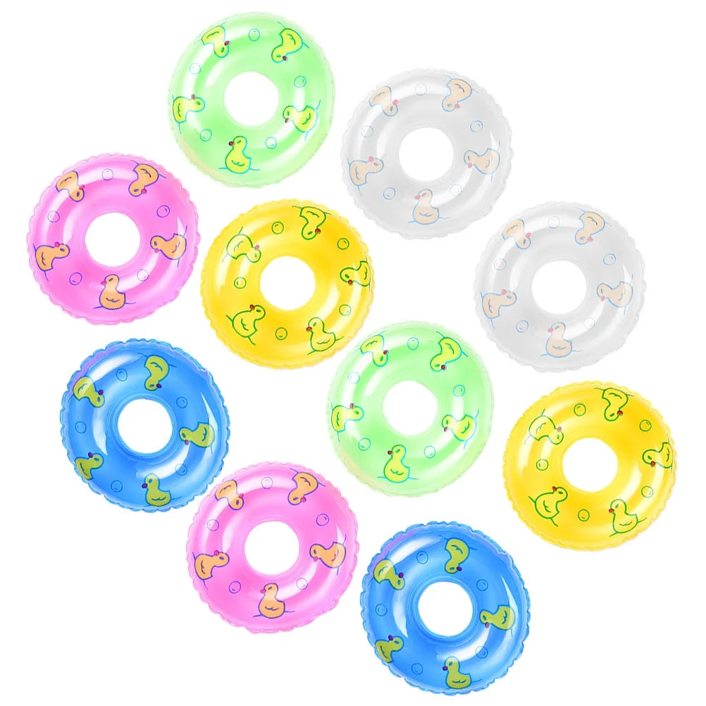 10pcs Inflatable Dolls Swim Rings Toys U503
